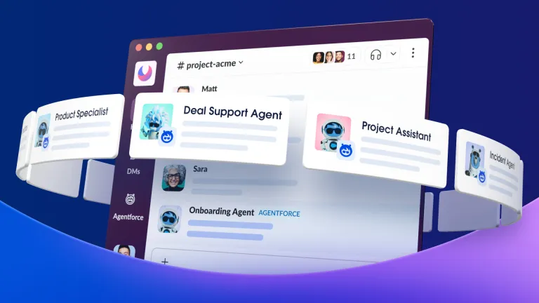 Découvrez le nouveau Agentforce for Employee bientôt disponible dans Salesforce et Slack